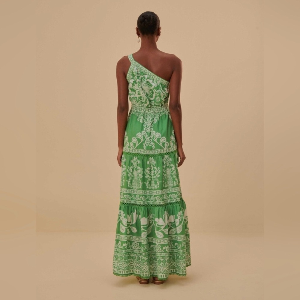 NWT Green Sweet Garden Maxi Dress - Picture 4 of 8